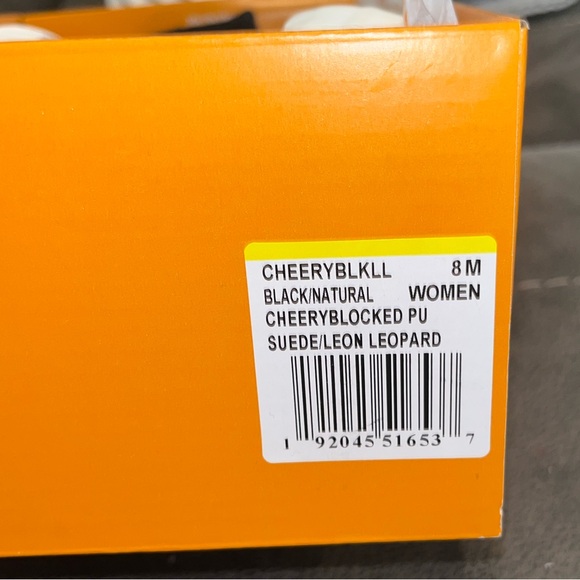 NEW! Rocket Dog Cheery Blocked Sneakers Leopard Cream Black Cheetah NWT Size 8 - Picture 10 of 14